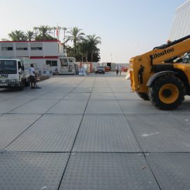 plaques de roulage Stabéco de Stabline sur la croisette à Cannes