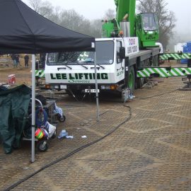 chantiers utilisant des plaques de roulage Stabmax de Stabline