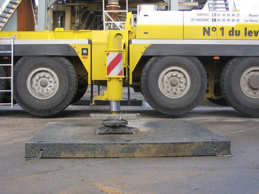 Plaques de calage pour les grues et les chantiers - Stabline